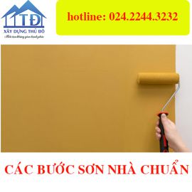 HƯỚNG DẪN CÁC BƯỚC CƠ BẢN SƠN NHÀ ĐẠT CHUẨN