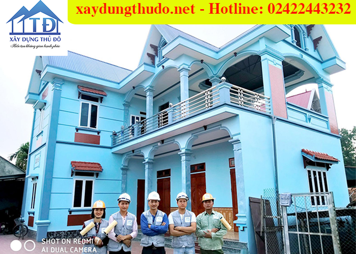 hình ảnh công nhân thi công sơn sửa nhà trọn gói quận Hoàn Kiếm Hà Nội