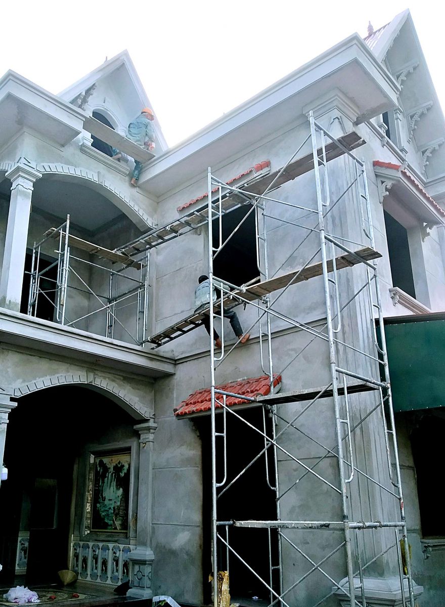 Hình ảnh thực tế thi công sơn nhà mới nhất năm 2020
